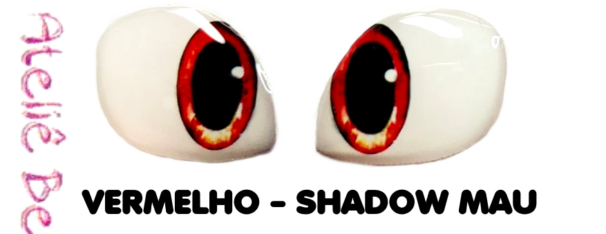 Olhos Resinados PERSONAGENS SONIC ABNPSONIC MODELO 2
