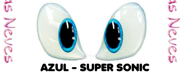 Olhos Resinados PERSONAGENS SONIC ABNPSONIC MODELO 3