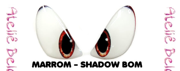 Olhos Resinados PERSONAGENS SONIC ABNPSONIC MODELO 3