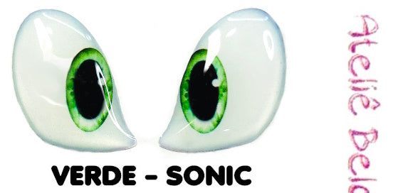 Olhos Resinados PERSONAGENS SONIC ABNPSONIC MODELO 3