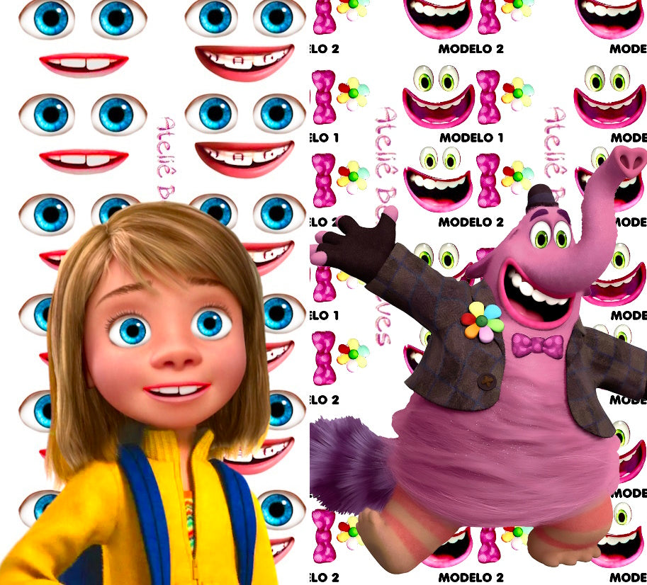 Olhos RESINADOS ABNPDIVERTIDAMENTE BINGBONG E RILEY