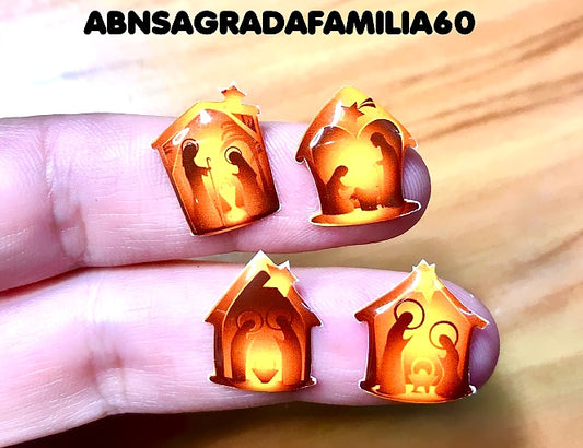 Apliques RESINADOS ABNSAGRADAFAMILIA60
