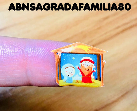 Apliques RESINADOS ABNSAGRADAFAMILIA80