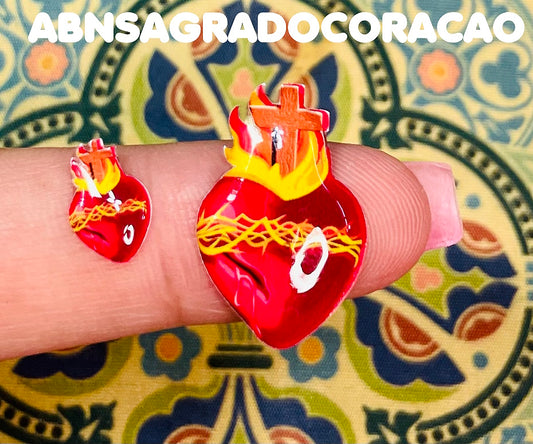 Apliques RESINADOS ABNSAGRADOCORACAO
