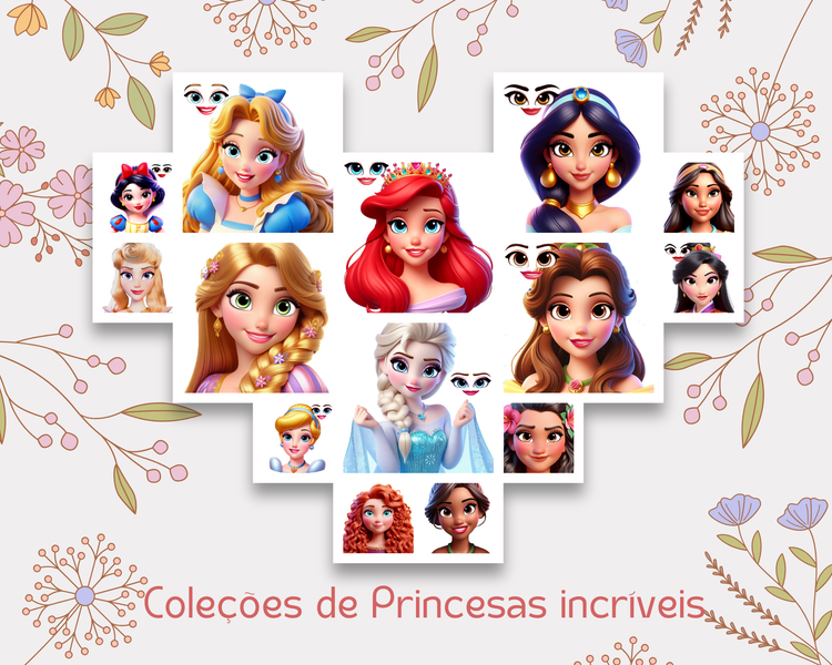 Coleção PERSONAGENS PRINCESAS