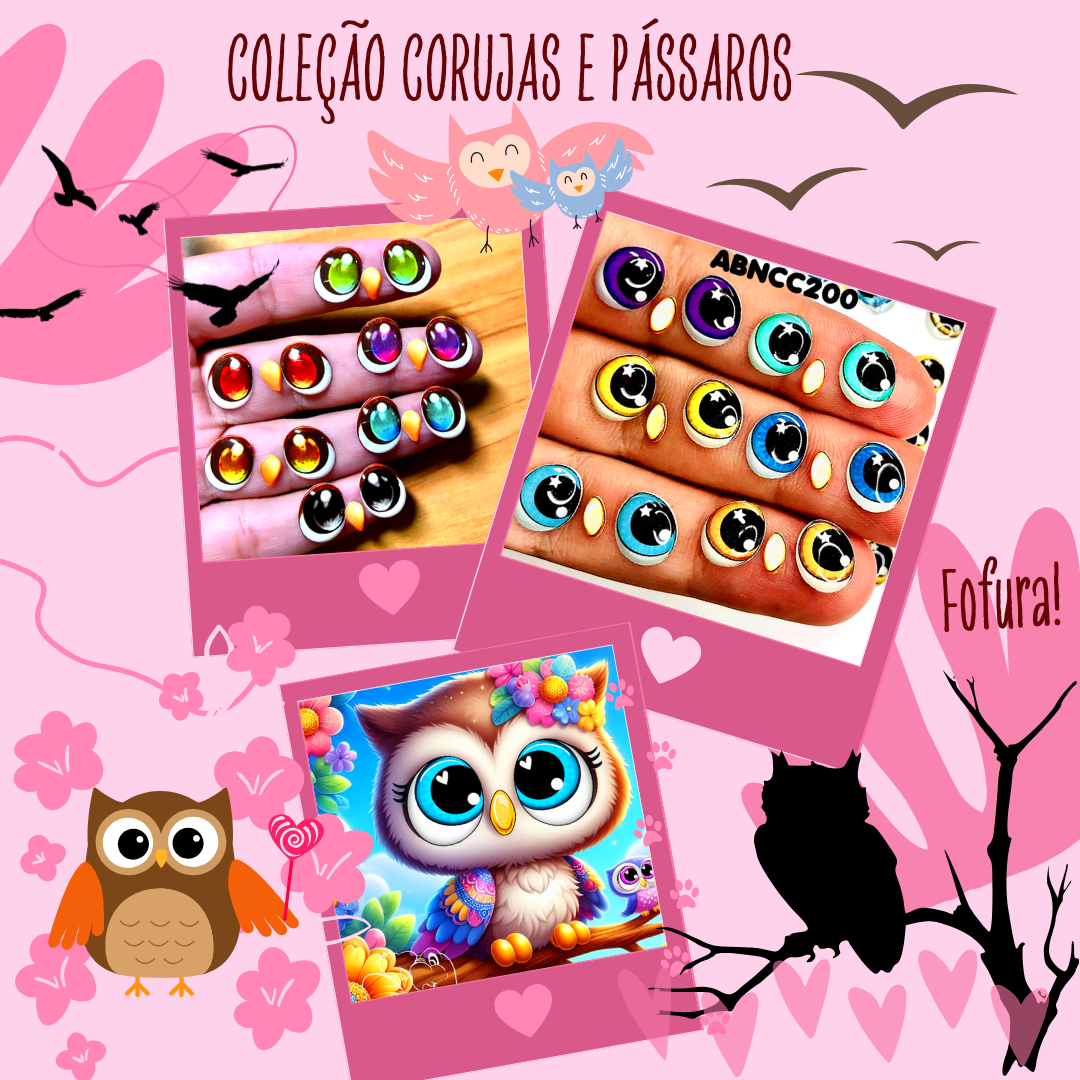 Coleção CORUJAS E PÁSSAROS