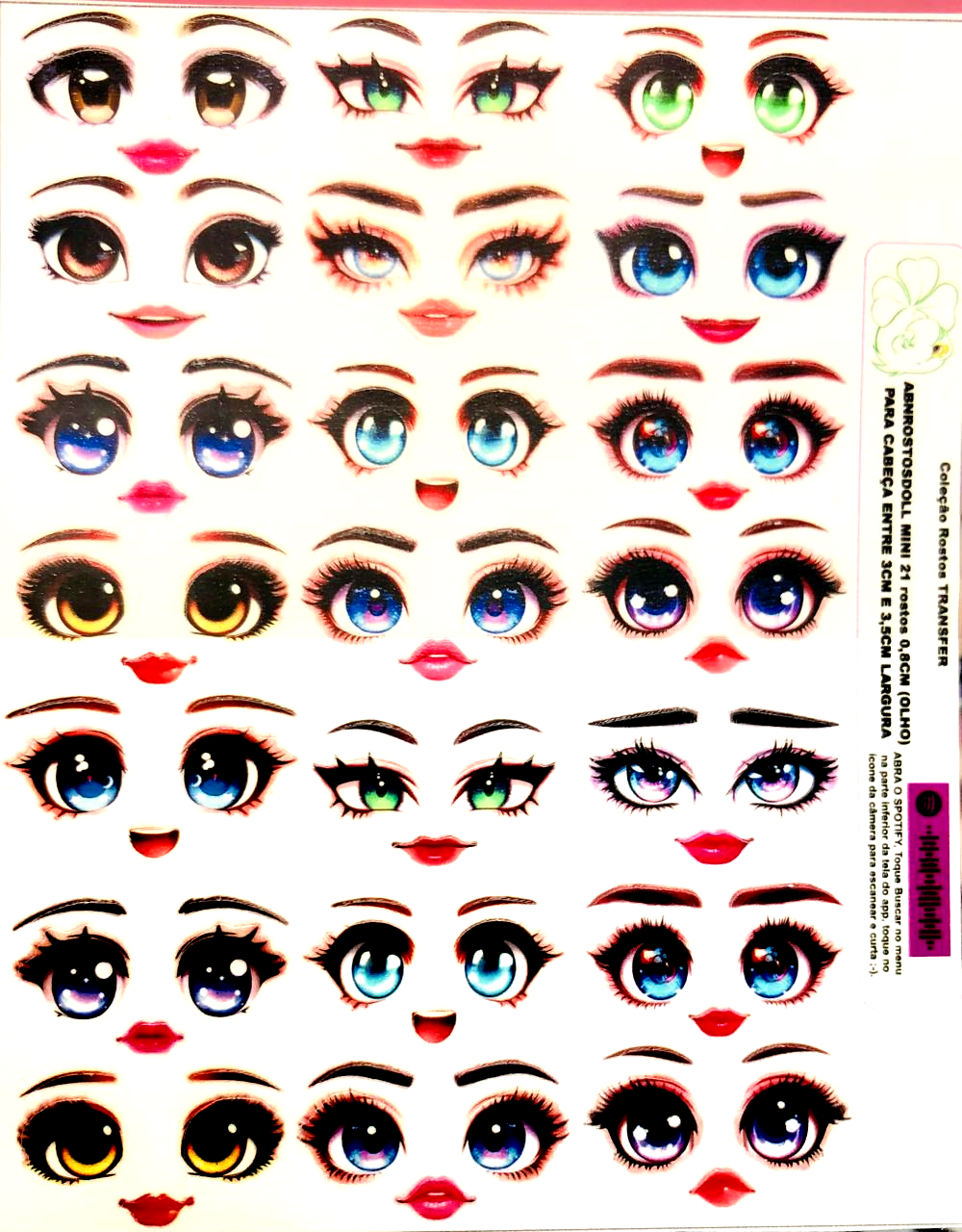 ROSTO 5 MINUTOS TRANSFER - ABNROSTOSDOLL
