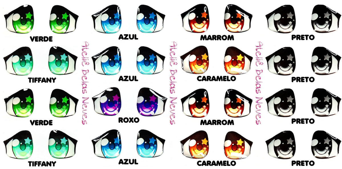 Olhos RESINADOS ABNA020