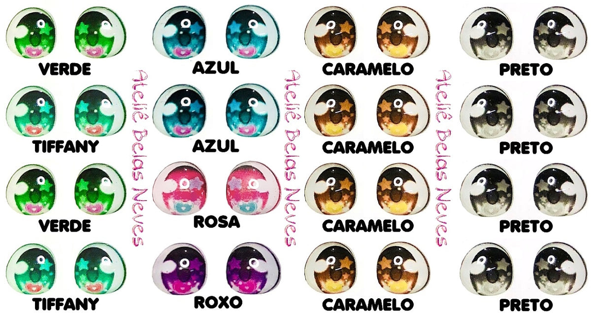 Olhos RESINADOS ABNA030