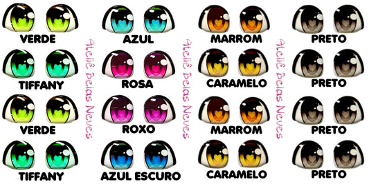 Olhos RESINADOS ABNA050