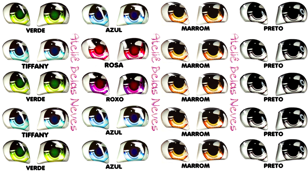 Olhos RESINADOS ABNA1010
