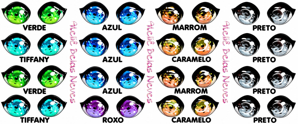 Olhos RESINADOS ABNA200
