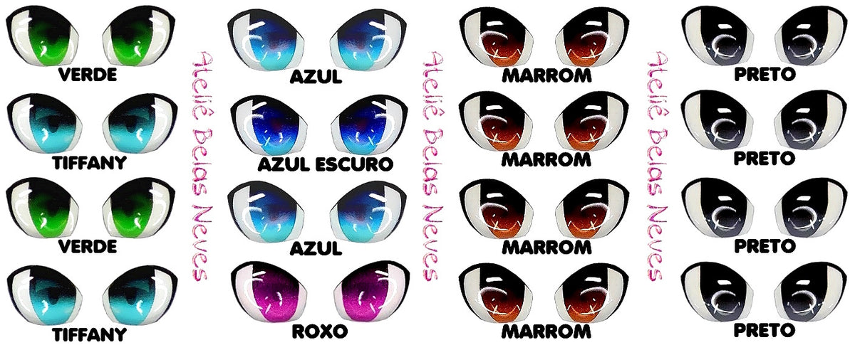 Olhos RESINADOS ABNA400