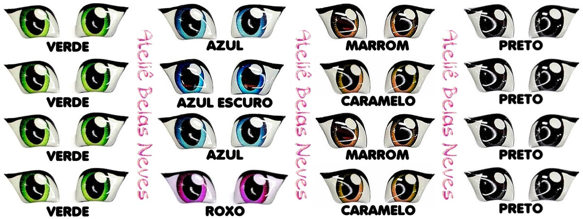 Olhos RESINADOS ABNA600