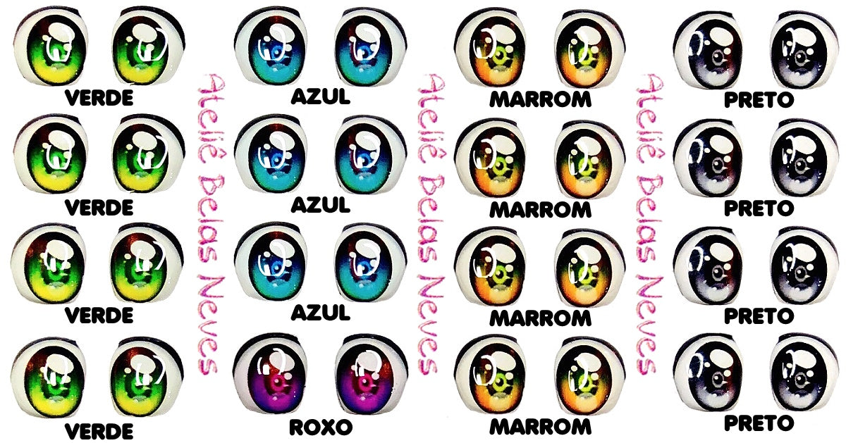 Olhos RESINADOS ABNA810