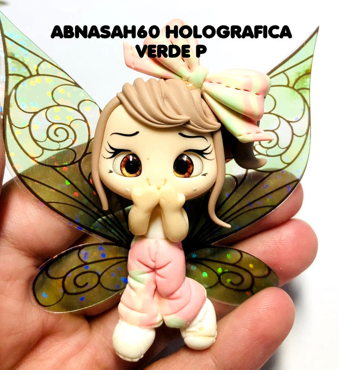 Asas HOLOGRAFICAS FADAS ABNASAH60