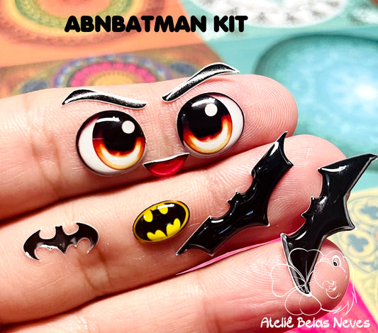 KIT RESINADOS Rostos e elementos BATMAN ABNBATMANKIT