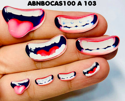 Bocas RESINADAS ABNBOCAS100 À 103