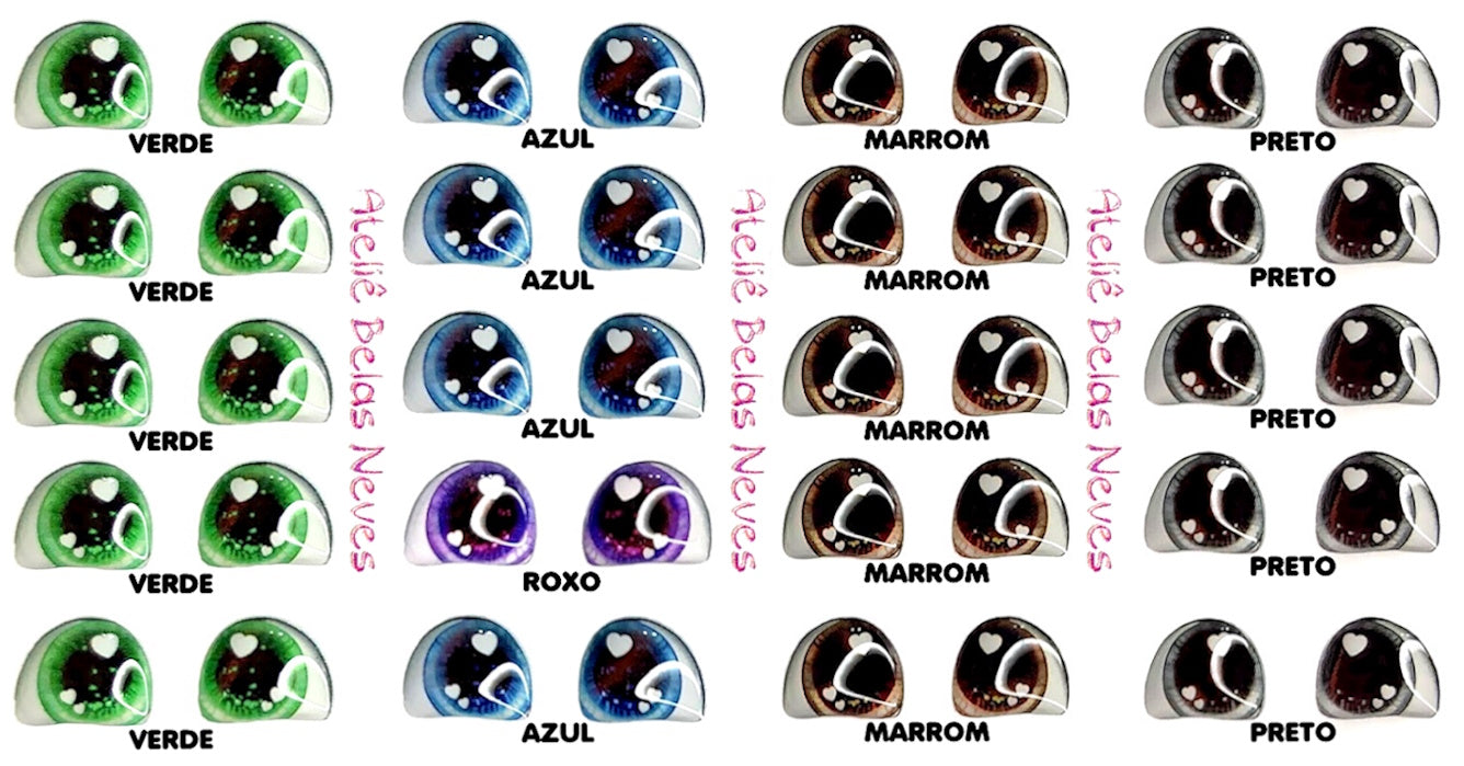 Olhos RESINADOS ABNC2000