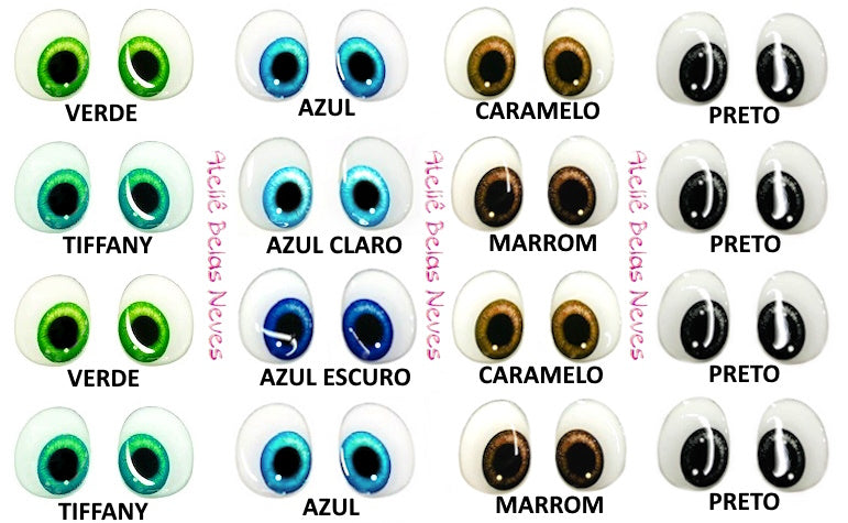 Olhos RESINADOS ABNC400