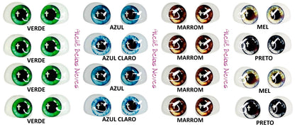 Olhos RESINADOS ABNC720