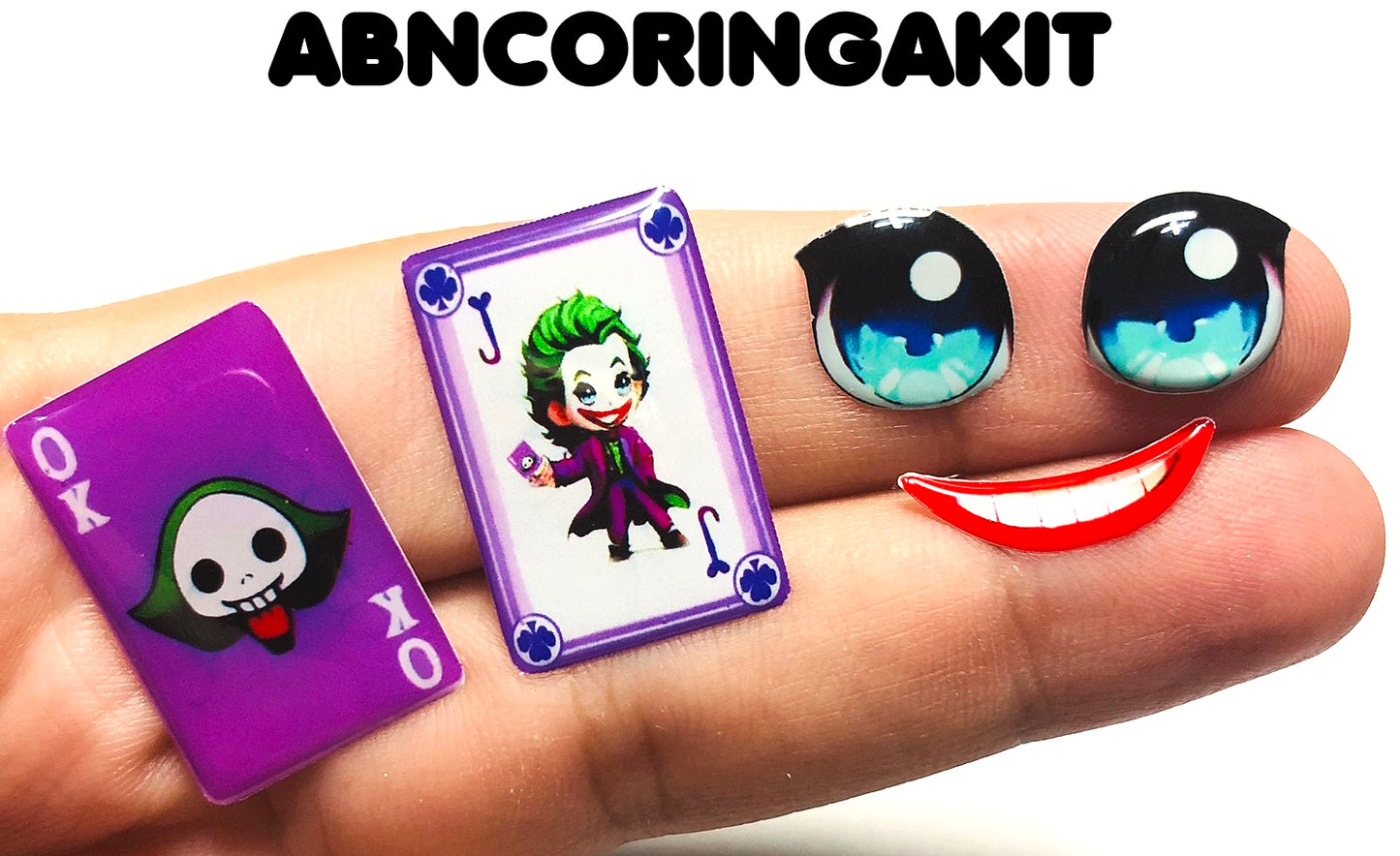 KIT RESINADOS Rostos e elementos CORINGA ABNCORINGAKIT