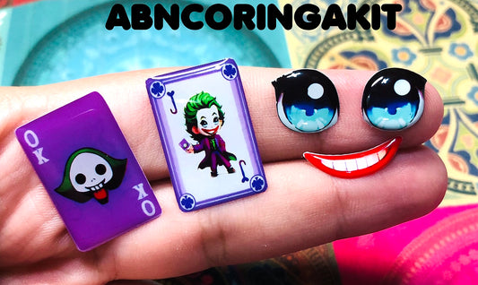 KIT RESINADOS Rostos e elementos CORINGA ABNCORINGAKIT