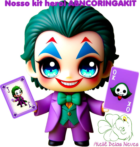 KIT RESINADOS Rostos e elementos CORINGA ABNCORINGAKIT