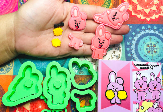 CORTADOR - MARCADOR - ABNCORTADORBTSCOOKY - MASCOTE COOKY