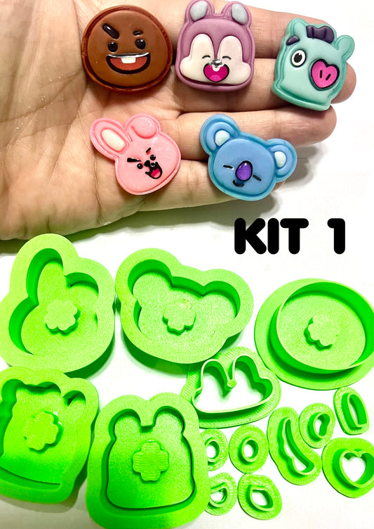 CORTADOR - MARCADOR - ABNCORTADORBTSMASCOTECABEÇAS - MASCOTES BTS CABEÇAS