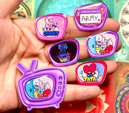 Apliques RESINADOS ABNTELASTVCARTOON - TV CARTOON