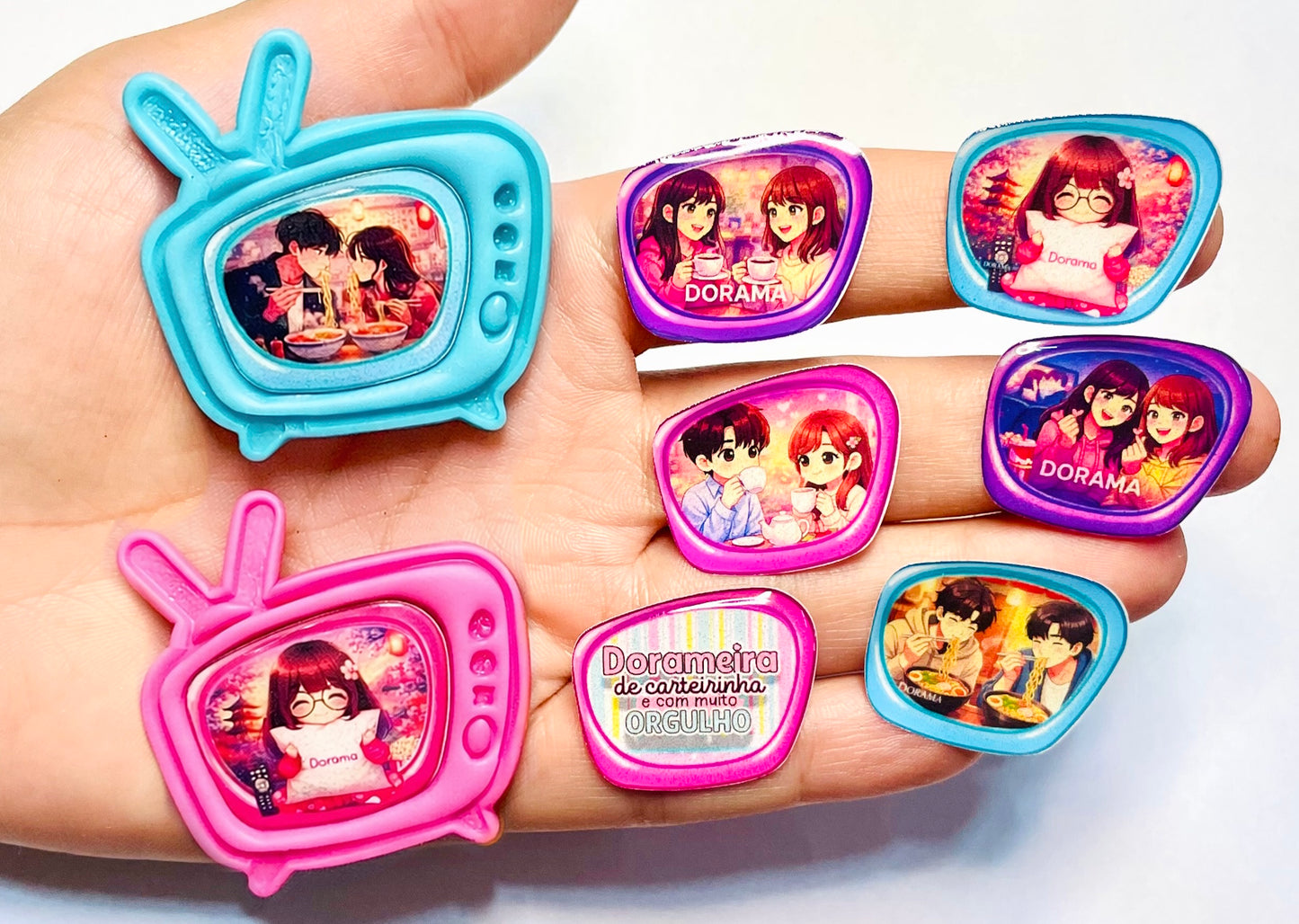 Apliques RESINADOS ABNTELASTVCARTOON - TV CARTOON