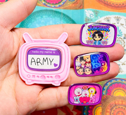 Apliques RESINADOS ABNTELASTVRETRO - TV RETRO