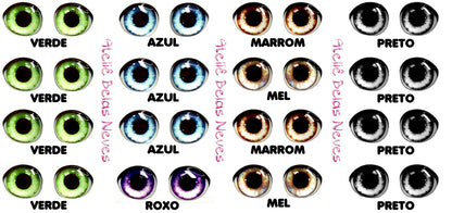 Olhos RESINADOS ABNDOLL000