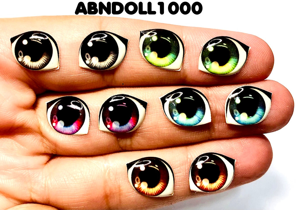 Olhos RESINADOS ABNDOLL1000