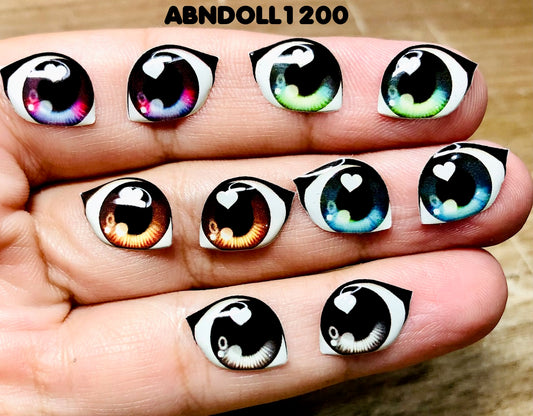 Olhos RESINADOS ABNDOLL1200