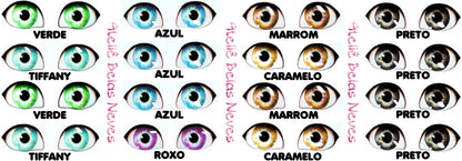 Olhos RESINADOS ABNDOLL1600