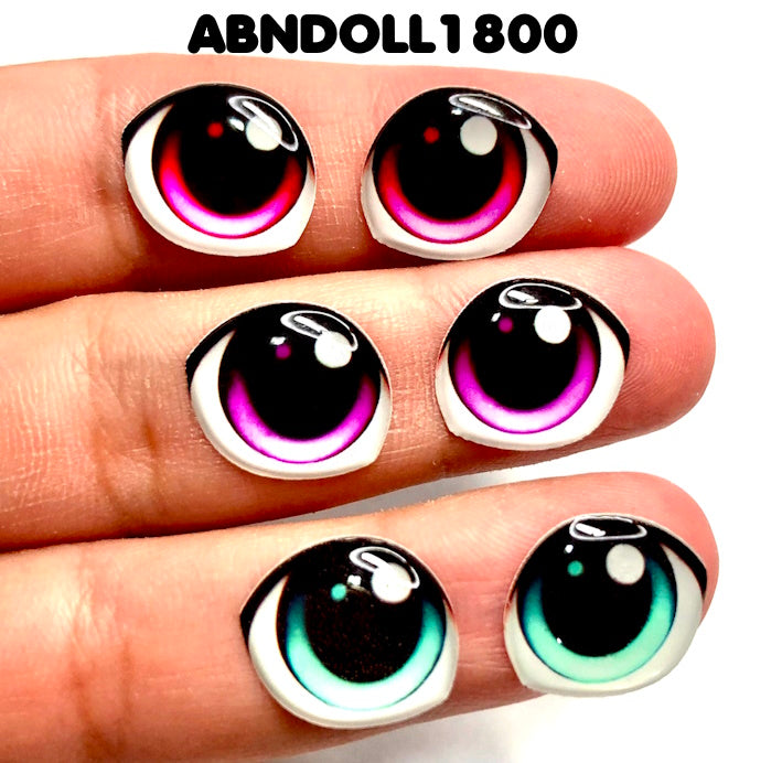 Olhos RESINADOS ABNDOLL1800