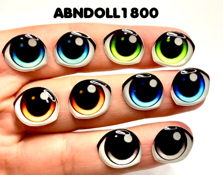 Olhos RESINADOS ABNDOLL1800