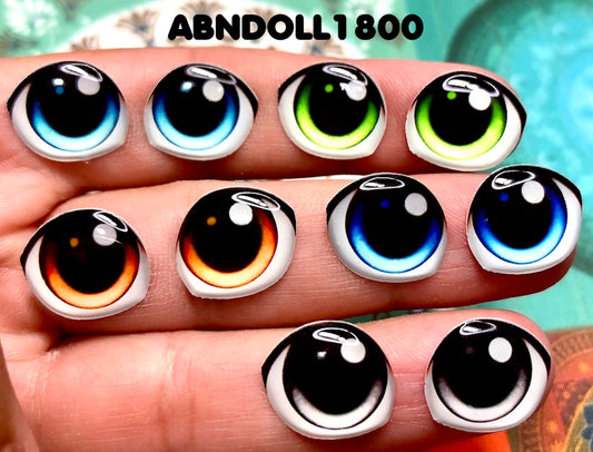 Olhos RESINADOS ABNDOLL1800