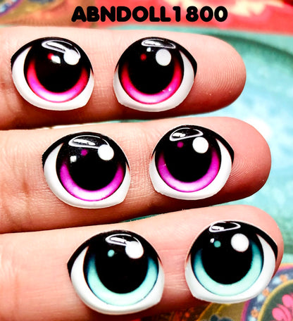 Olhos RESINADOS ABNDOLL1800