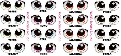 Olhos RESINADOS ABNDOLL2100