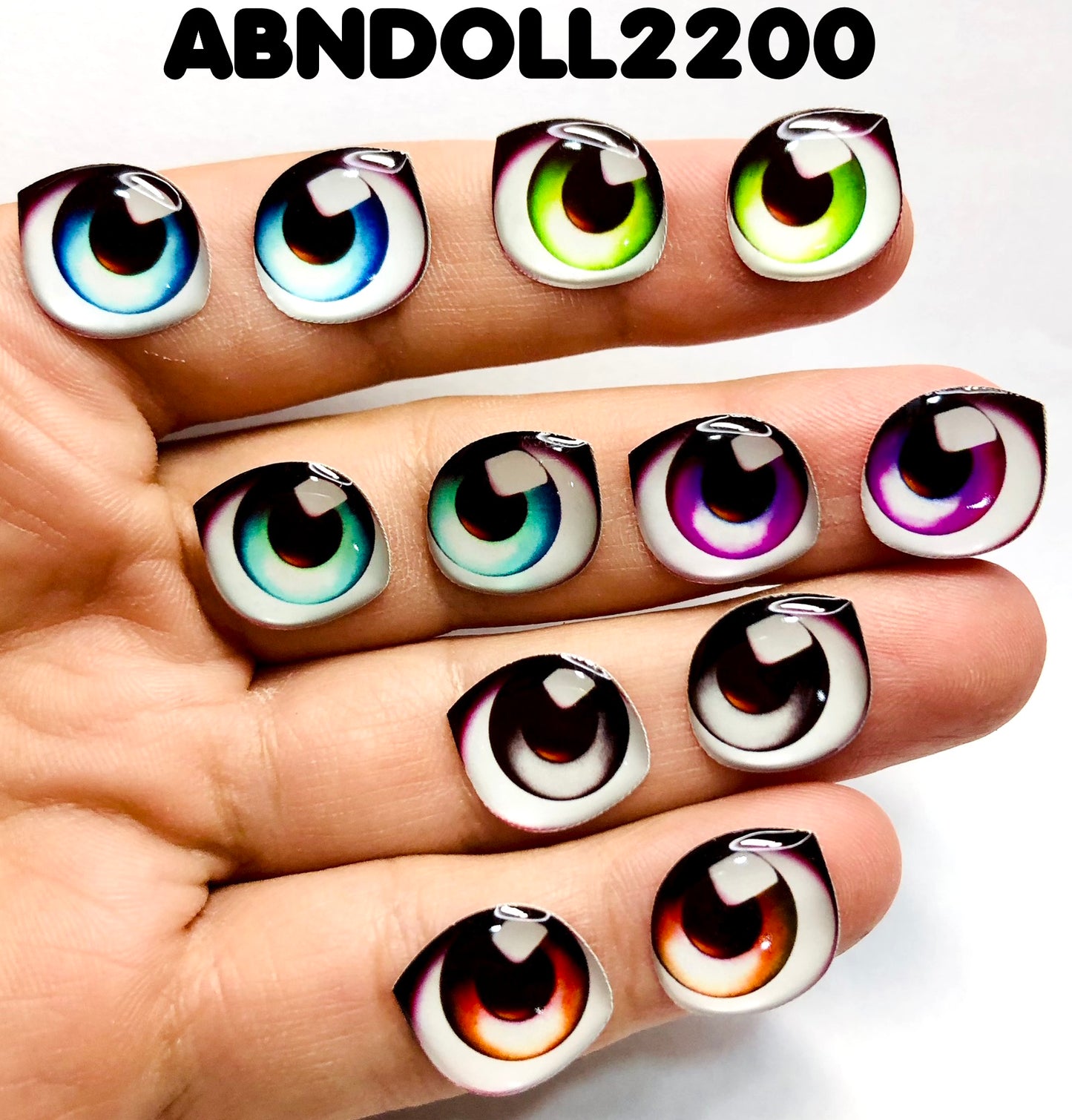 Olhos RESINADOS ABNDOLL2200