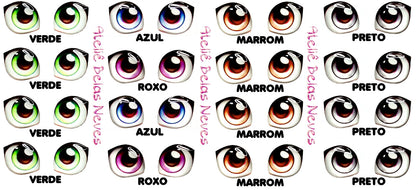 Olhos RESINADOS ABNDOLL2400