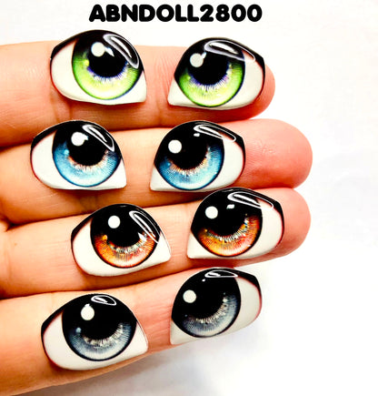 Olhos RESINADOS ABNDOLL2800