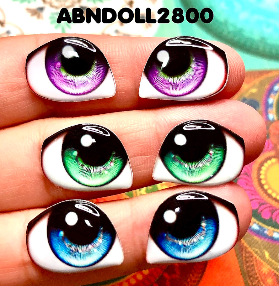 Olhos RESINADOS ABNDOLL2800