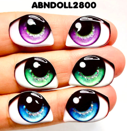 Olhos RESINADOS ABNDOLL2800