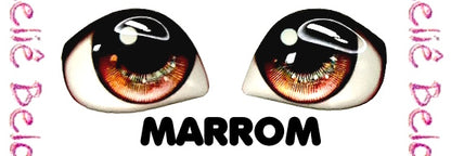 Olhos RESINADOS ABNDOLL2800