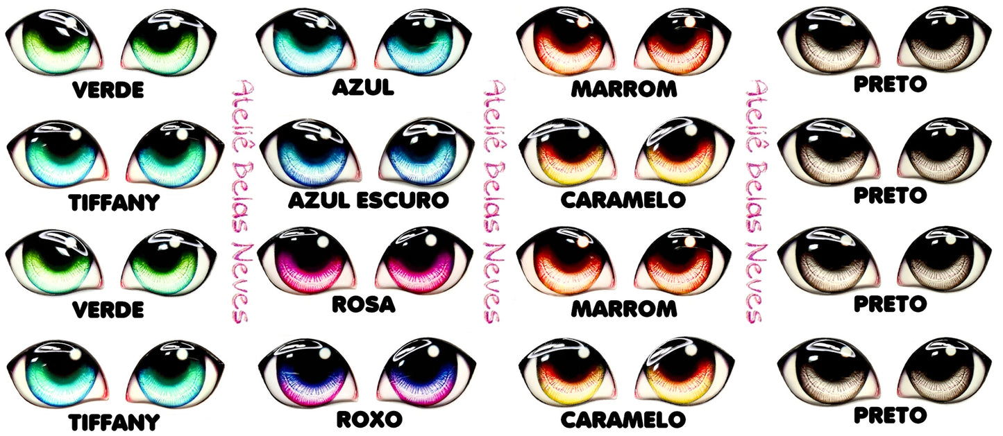Olhos RESINADOS ABNDOLL2900