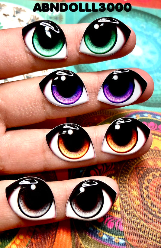 Olhos RESINADOS ABNDOLL3000